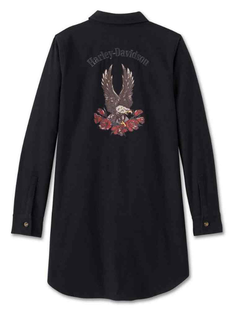 Harley-Davidson® Women's Blooming Eagle Duster Cotton Shirt (only in XL)