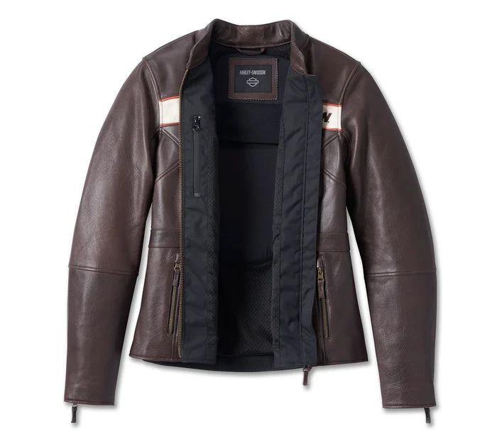 Women's Victory Lane Leather Riding Jacket 98006-23VW