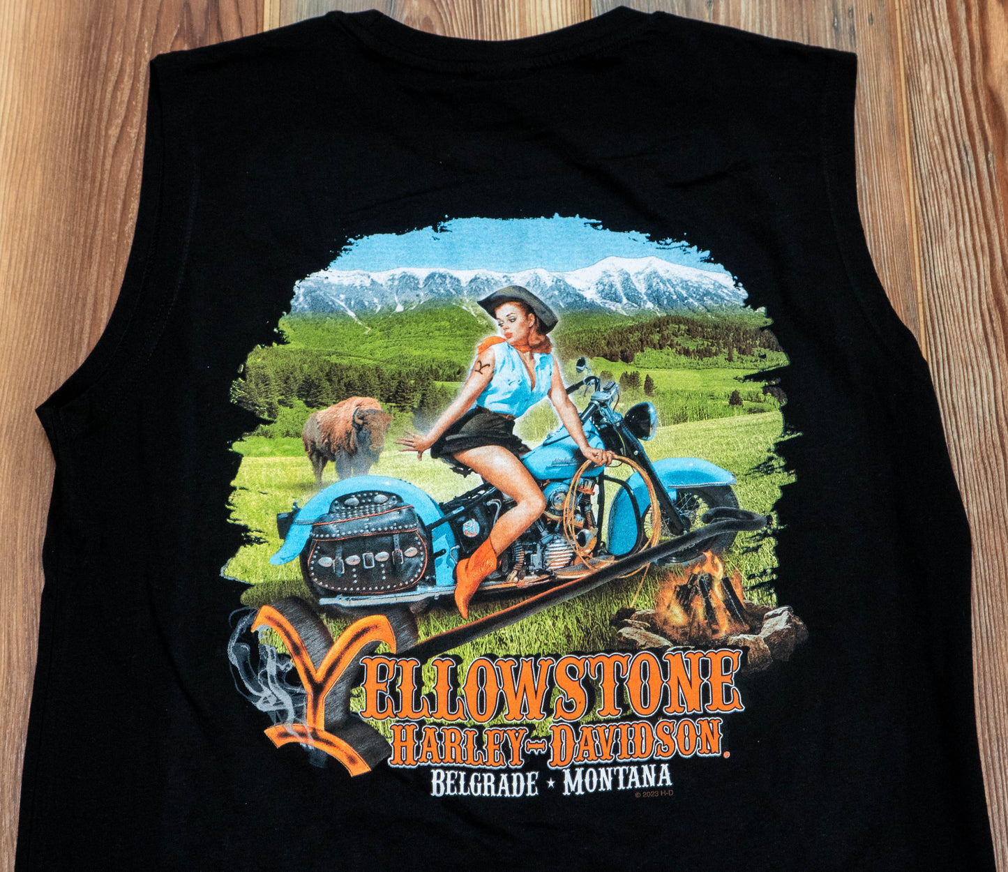 YHD Cowgirl Sleeveless T-Shirt
