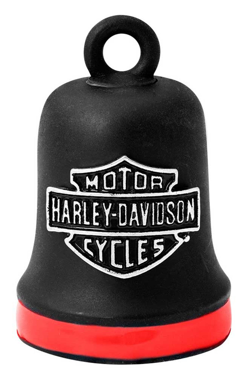 Harley-Davidson® Bar & Shield Stripe Ride Bell - Black Finish (3 colors)