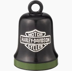 Harley-Davidson® Bar & Shield Stripe Ride Bell - Black Finish (3 colors)