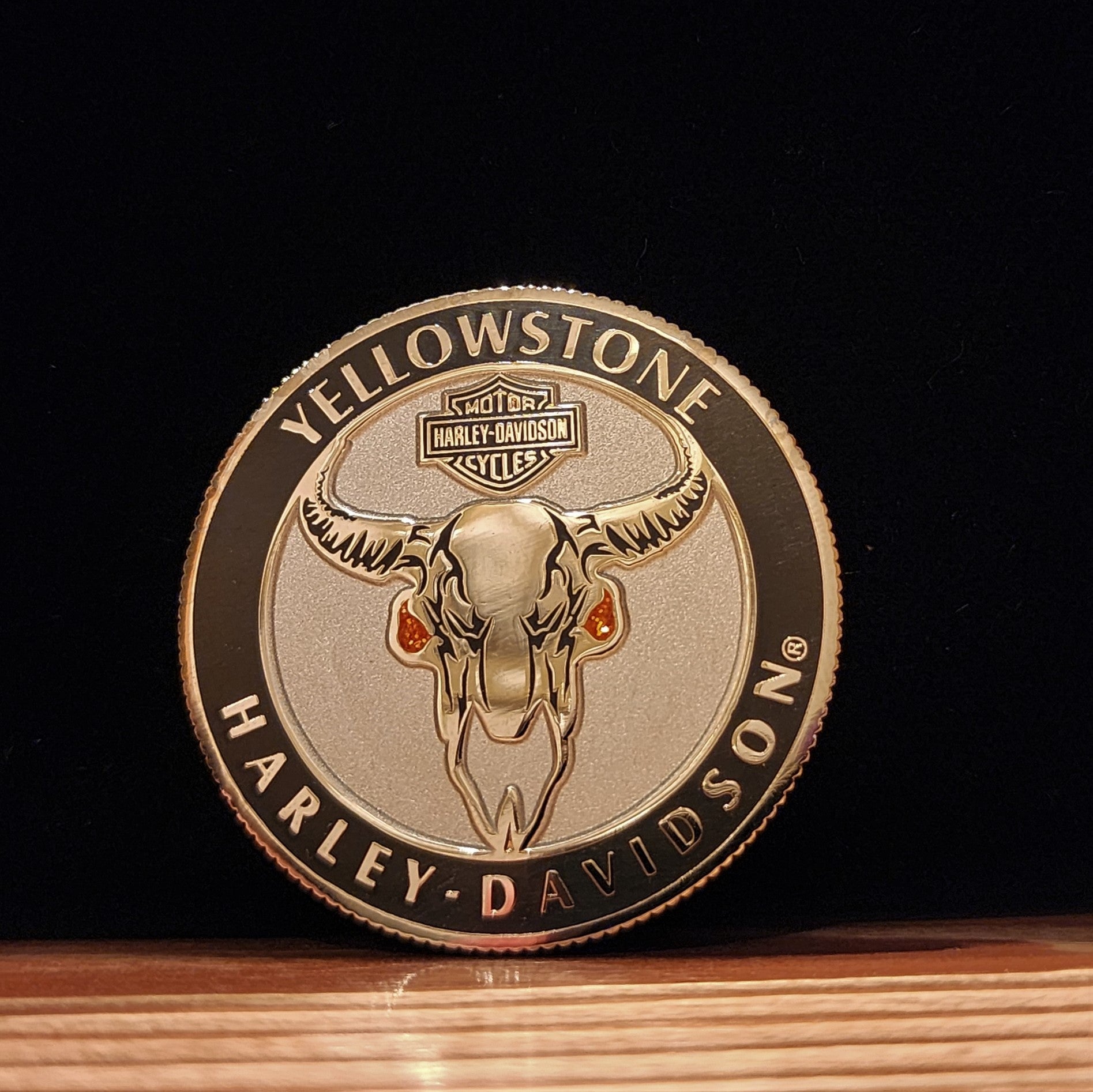 Yellowstone Harley Davidson Challenge Coin