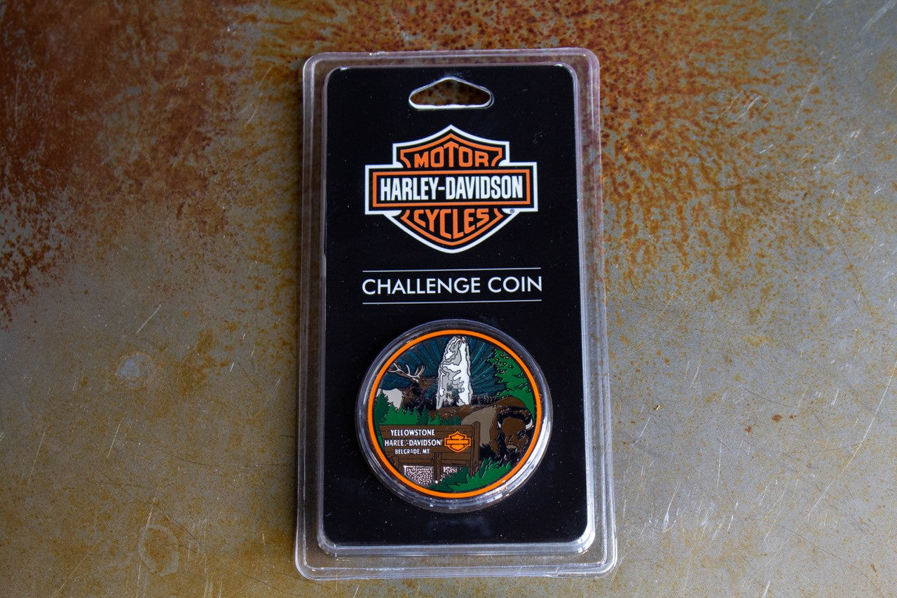 Yellowstone Harley-Davidson Challenge Coin