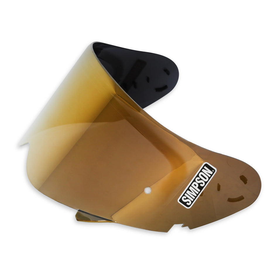 Ghost Bandit Helmet Optional Shield - Gold Mirror