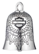 Harley-Davidson® Bar & Shield Logo Snowflake Pattern Ride Bell - Silver Finish