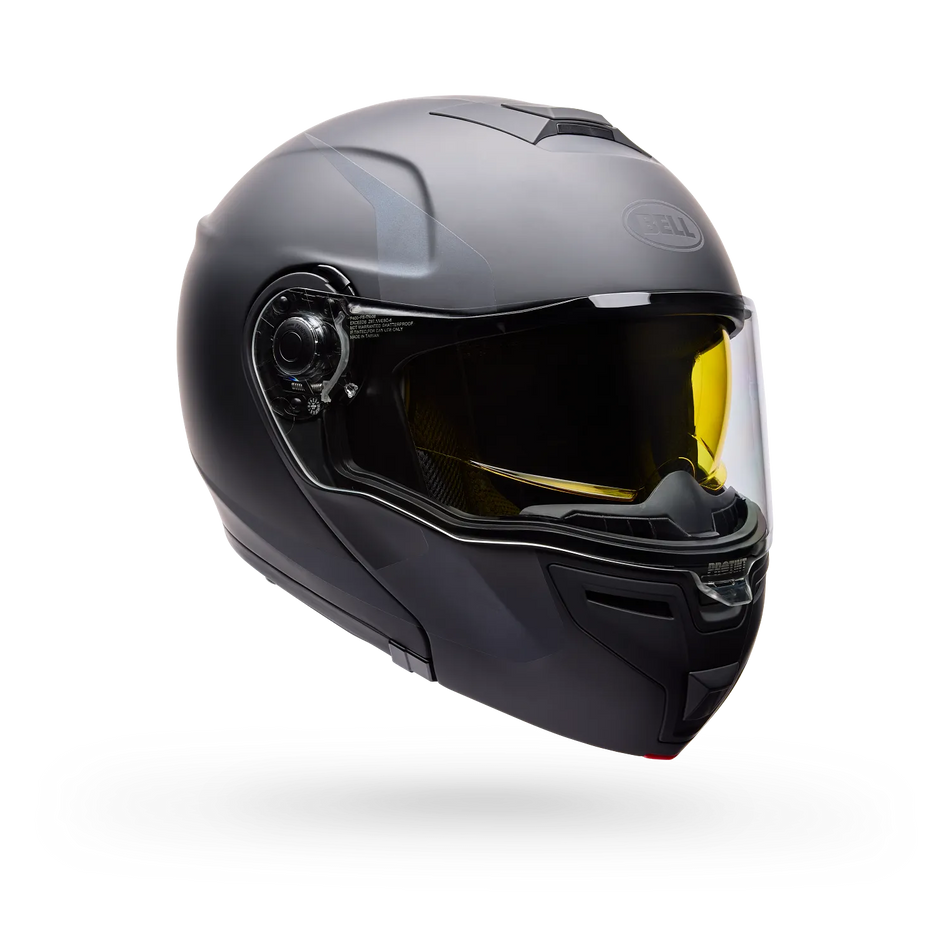 Bell SRT Modular Helmet - Gloss Black and Night RIder
