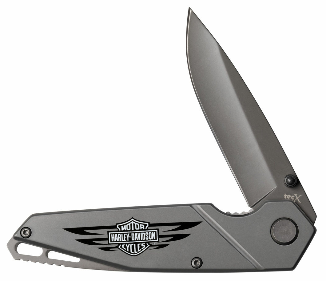 Harley-Davidson® TecX TS1-T Liner Lock Grey Folder