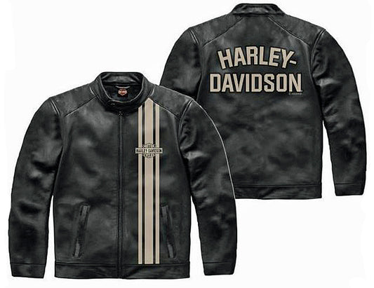Harley-Davidson® Boys' Laundered Faux Leather Racer Jacket - 6070229