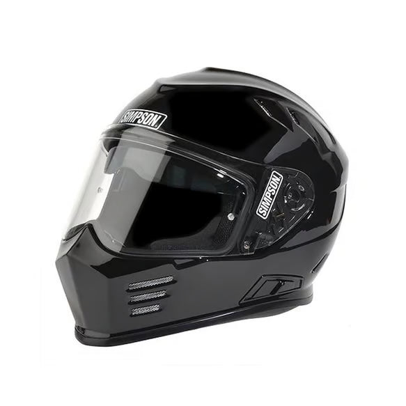 Simpson Ghost Bandit Helmet (Matte Black, White, Gloss Black)