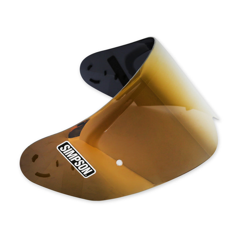 Ghost Bandit Helmet Optional Shield - Gold Mirror