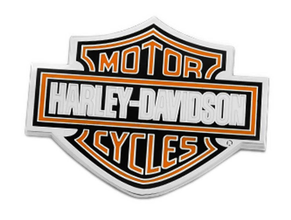 Harley-Davidson® 1.75 in. Bar & Shield Logo Pin, Shiny Nickel Finish 8008888