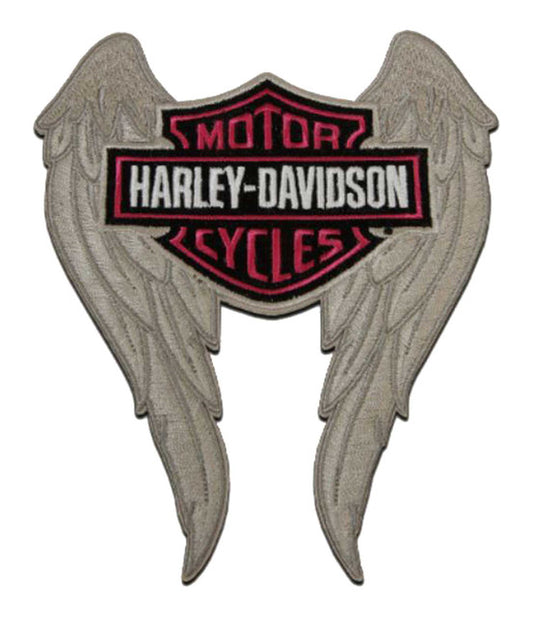 Harley-Davidson® 2 inch Embroidered Winged Bar & Shield Logo Emblem Sew-On Patch