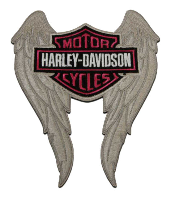 Harley-Davidson® 3 inch Embroidered Winged Bar & Shield Logo Emblem Sew-On Patch