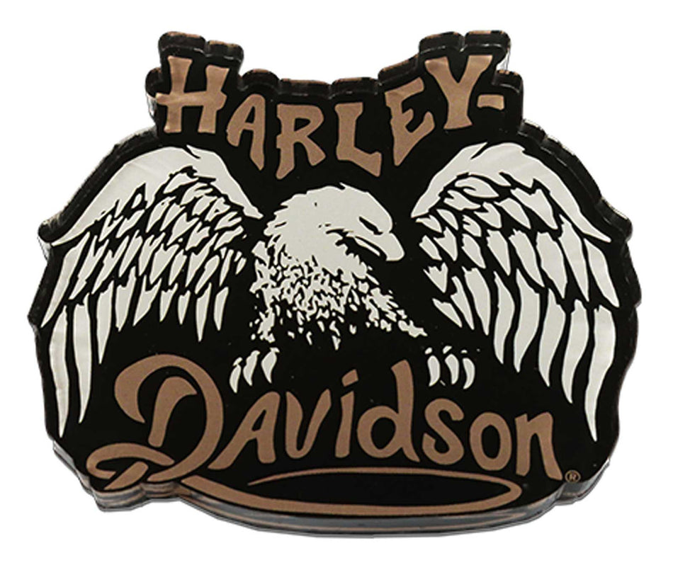 Harley-Davidson® Cut-Out Dark Wing Eagle Hard Acrylic Magnet - 3 inch