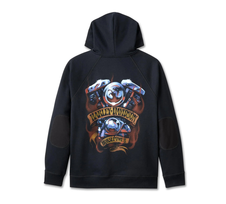 Loaded with Horsepower Raglan Hoodie