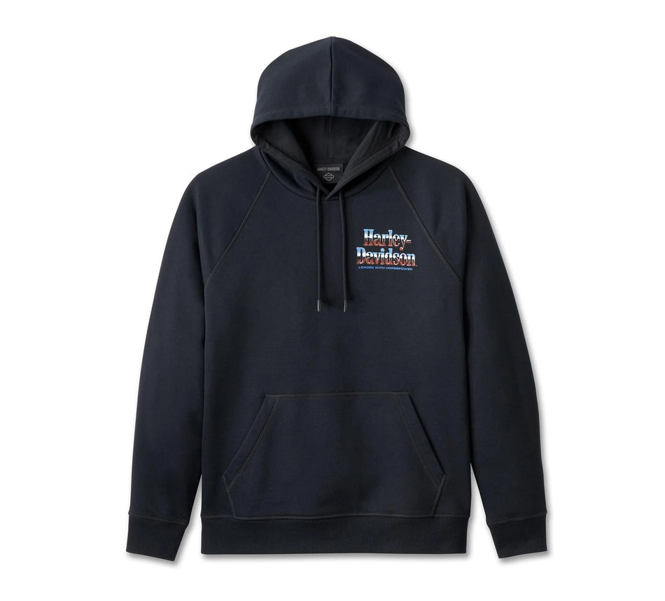 Loaded with Horsepower Raglan Hoodie