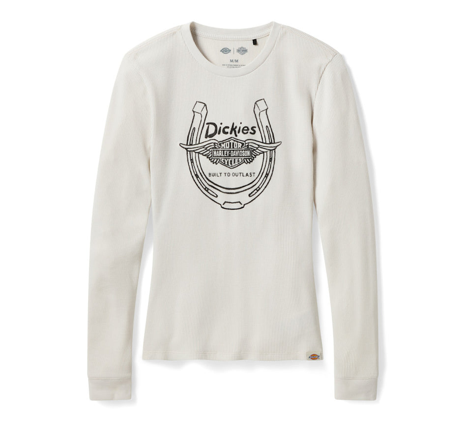 Women's Dickies x H-D Winged Horseshoe Thermal Long Sleeve