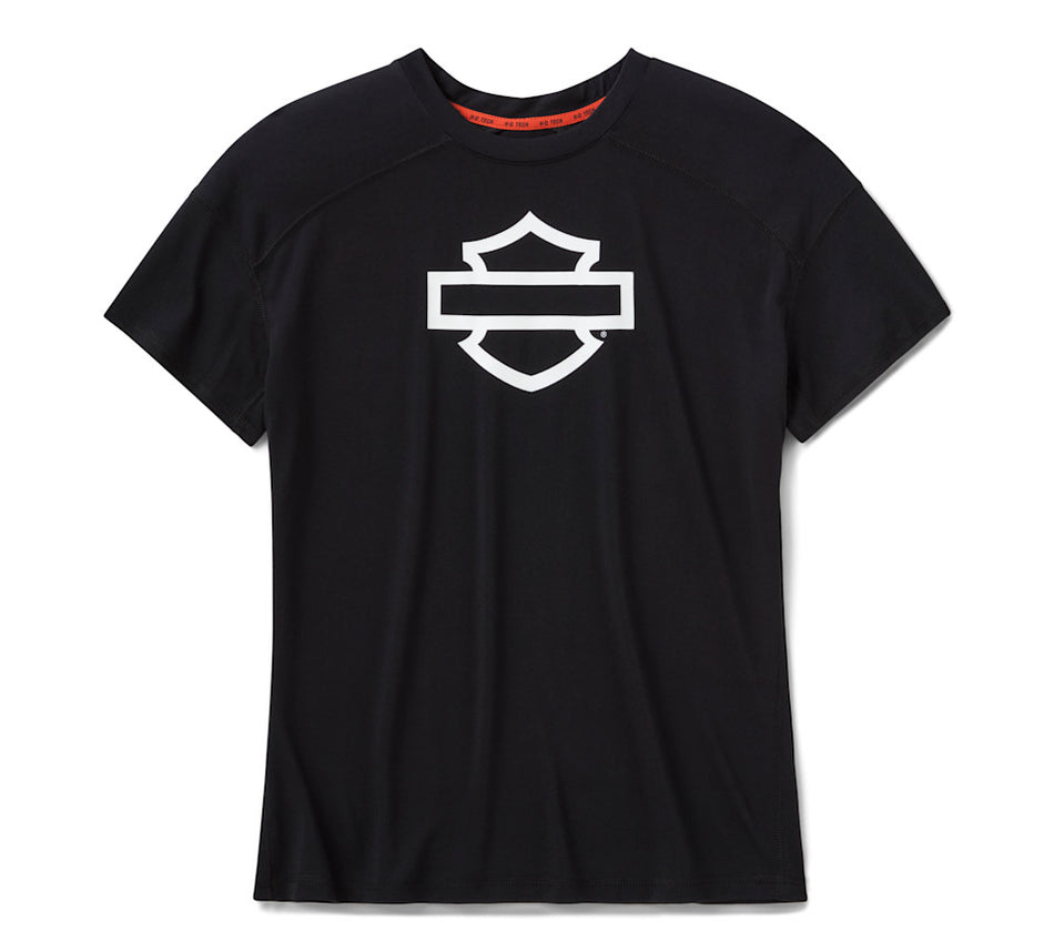 Women's H-D TECH Short Sleeve Top - Harley Black