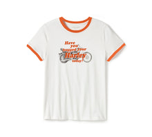 Women's Hug A Harley® Ringer Tee