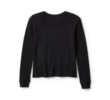 Women's Neon Eagle Distressed Waffle Knit Long Sleeve (only in small)