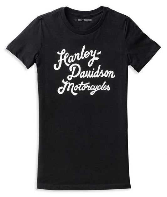Harley-Davidson® Women's Forever Flat Track Short Sleeve Tee, Black 96612-22VW