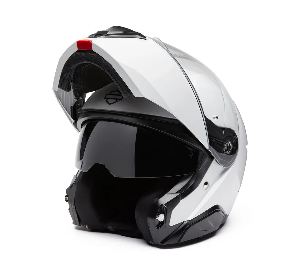 hjc equal to harley-davidson men's capstone sunshield modular helmet H-D® Capstone Sun Shield III H35 Modular Helmet – Yellowstone Harley- Davidson