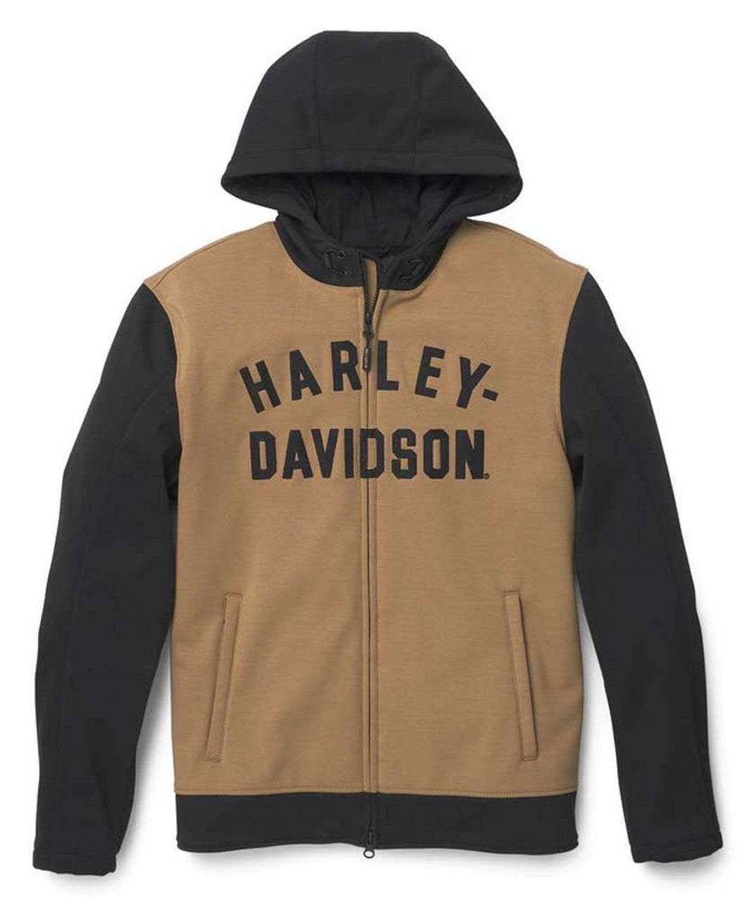Harley-Davidson® Men's Deflector Hooded Riding Fleece Jacket 97149-22VM