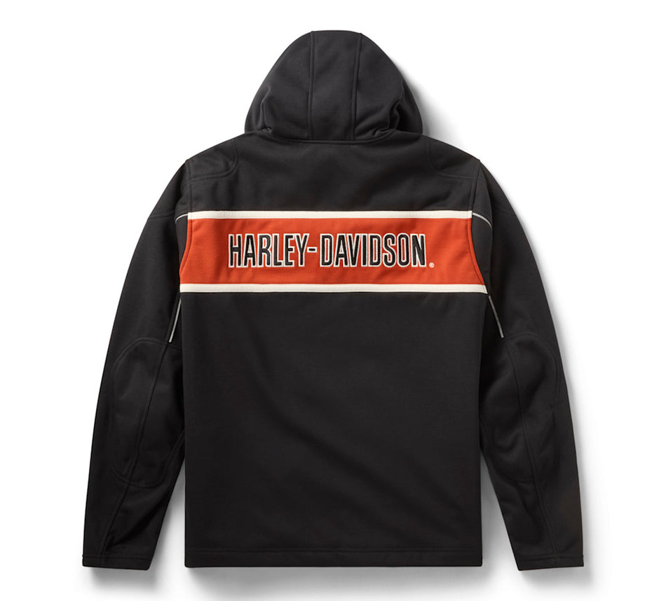 Men's H-D Trenton Deflector 2.0 Hooded Riding Fleece