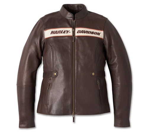 Women's Victory Lane Leather Riding Jacket 98006-23VW