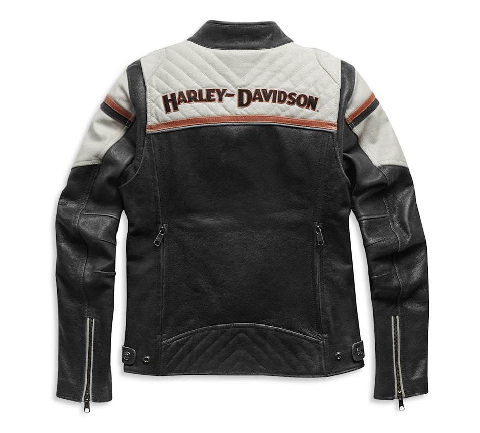Women's H-D Triple Vent Miss Enthusiast II Leather Riding Jacket (only in XL)