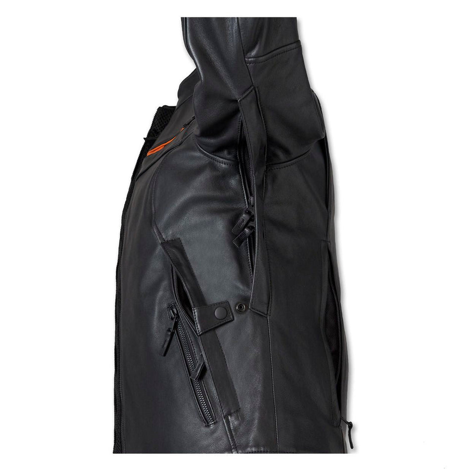 H-D WOMENS CAPITOL TRIPLE VENT SYSTEM 2.0 LEATHER RIDING JACKET