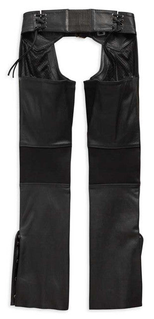 Harley-Davidson® Women's Deluxe II Midweight Leather Chaps, Black 9804 ...