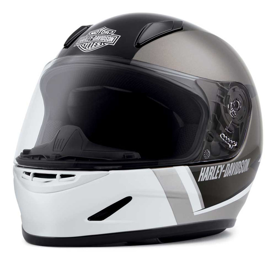 boys helmet motorcycle Harley-Davidson® Youth Killian H30 Full-Face Kids Helmet, White 98117- – Yellowstone Harley-Davidson