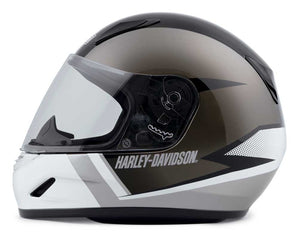 full face motorcycle helmet harley Harley-Davidson® Youth Killian H30 Full-Face Kids Helmet, White 98117- –  Yellowstone Harley-Davidson