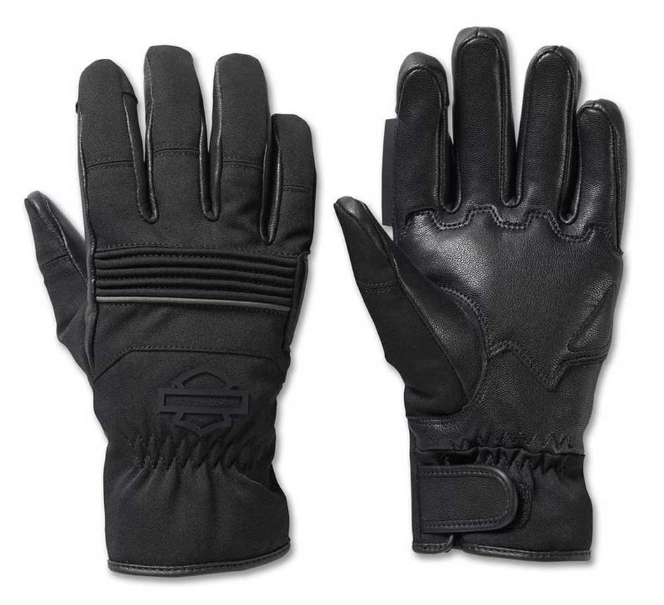 Harley-Davidson® Women's Apex Mixed Media Full-Finger Gloves, Black 98151-23VW