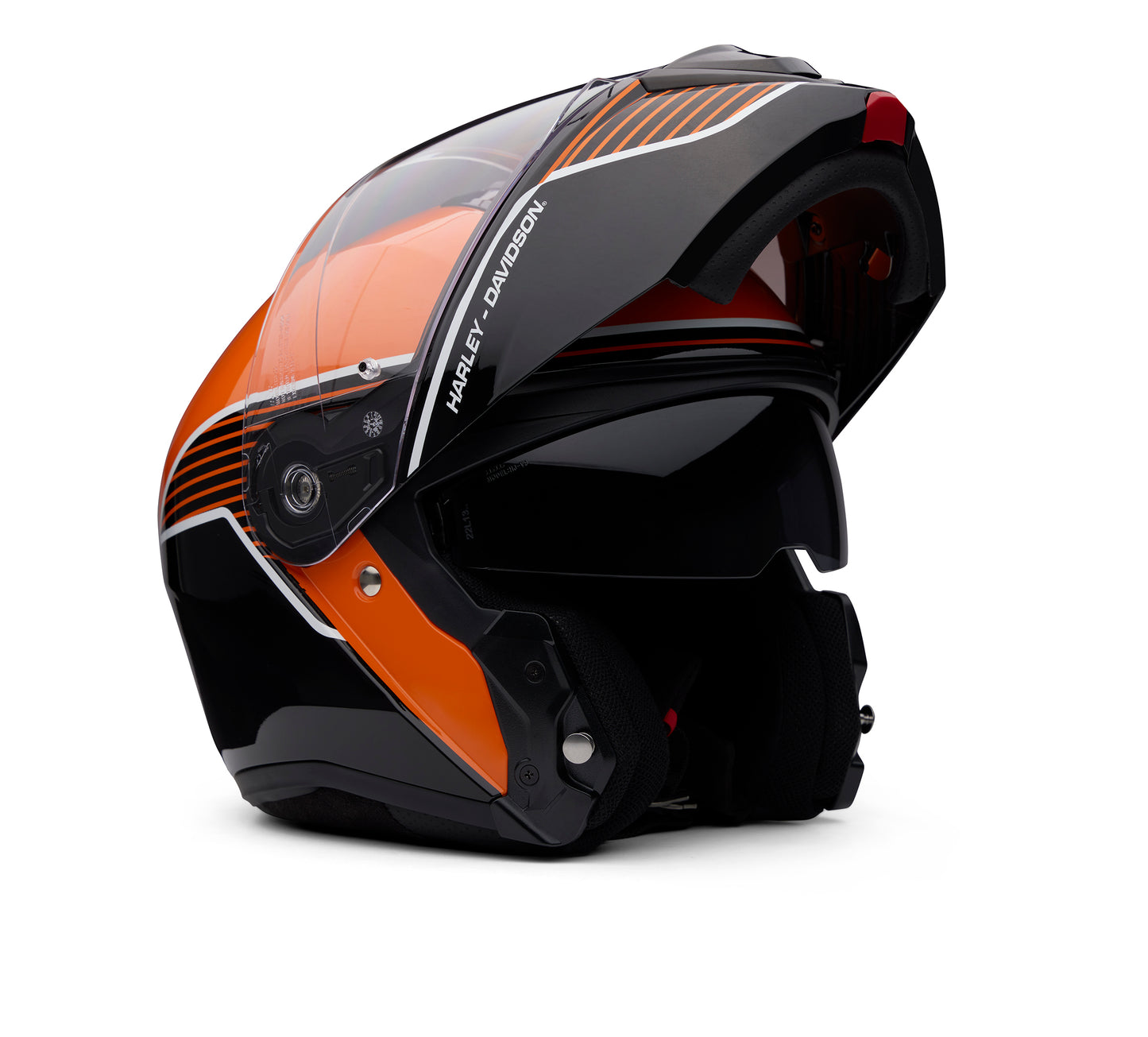 Capstone Sun Shield II H31 Modular Helmet - Black & Orange