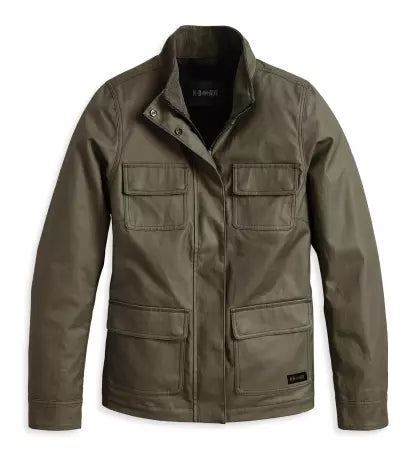 Harley-Davidson women´s Jacket Waxed Mesa green (XL)