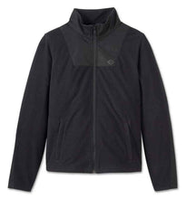 Harley-Davidson® Women's Flex Layering Fleece Zip Layer Jacket, Black