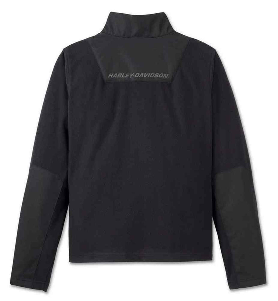 Harley-Davidson® Women's Flex Layering Fleece Zip Layer Jacket, Black (only in medium)