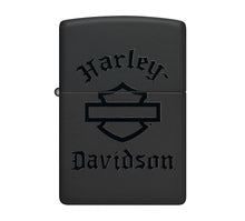 Harley-Davidson Bar & Shield Black Matte Zippo Lighter