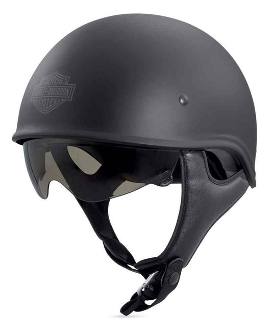 Harley-Davidson® Men's Curbside Sun Shield X06 Half Helmet, Black 98240-18VX