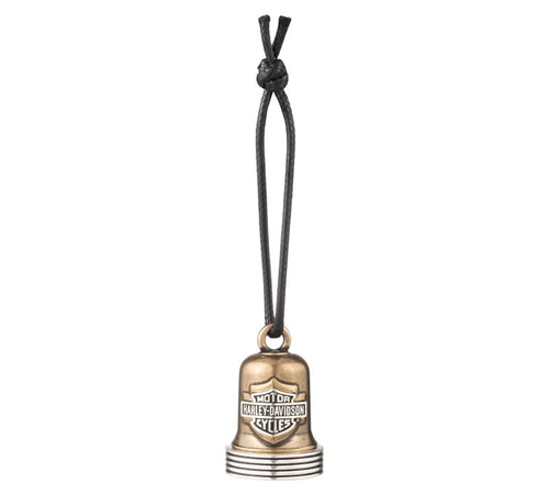 Brass Ribbed Edge Logo Ride Bell