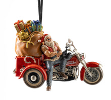 2025 Biker Santa Ornament