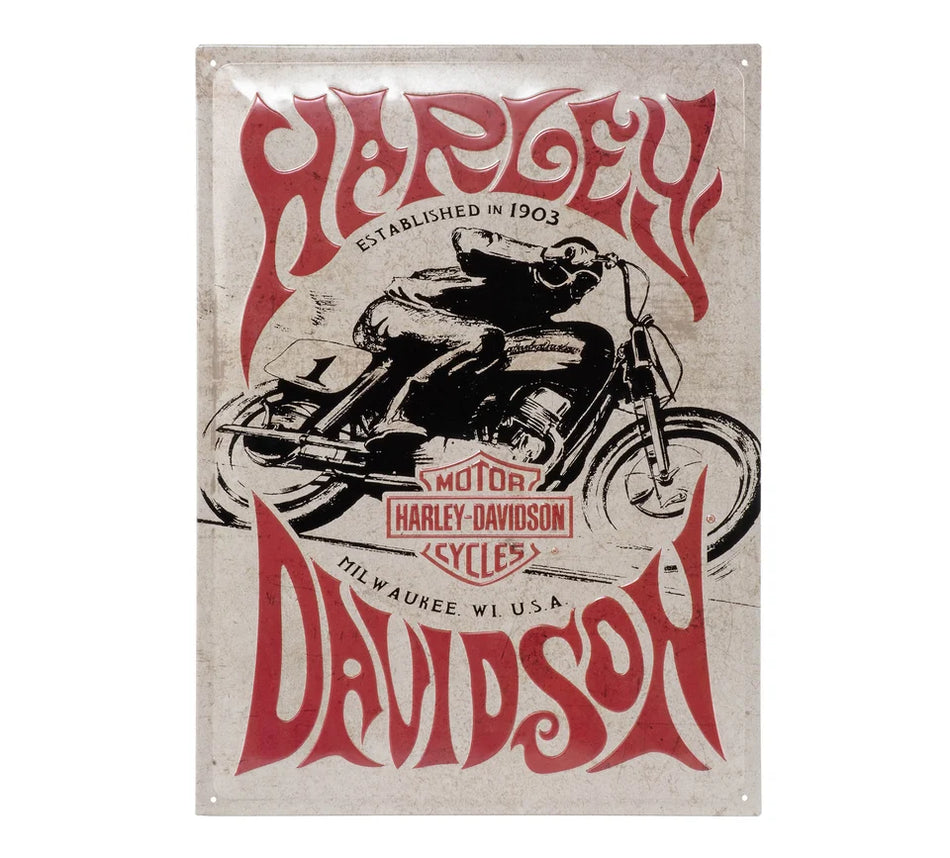 1970's Racer Tin Sign