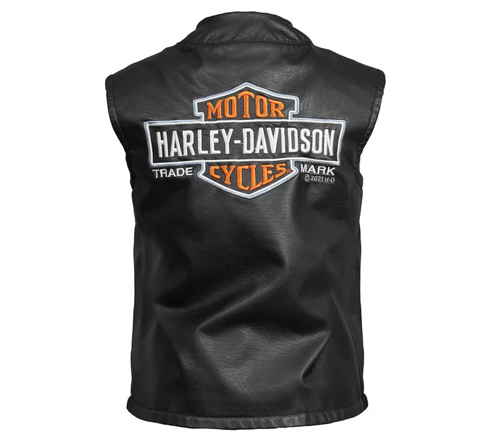 Kids Faux Leather Vest