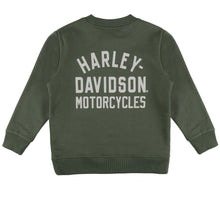 Little Boys Bar & Shield Fleece Crew