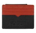 Men's Bar & Shield Core Pebble Card Case Wallet