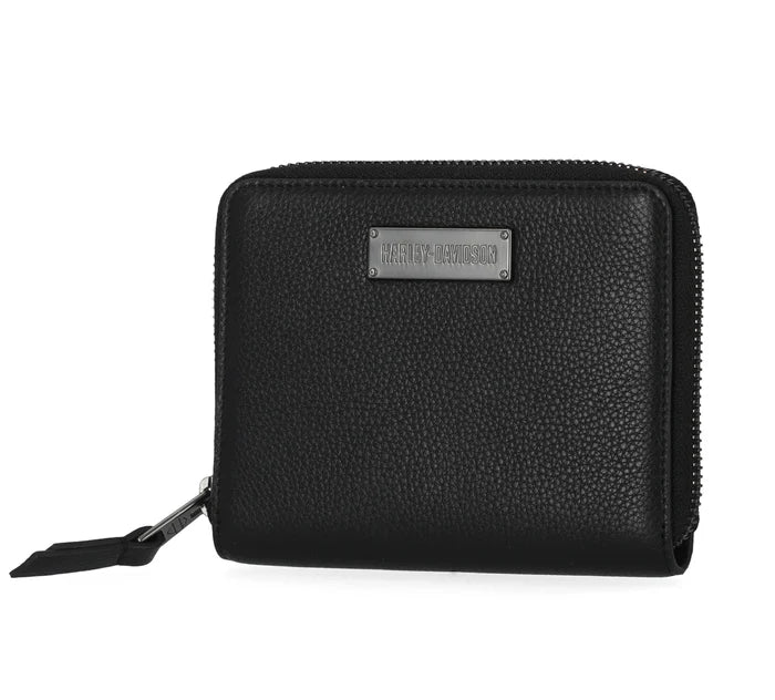 Women's Classic Leather Small Zip Around Wallet