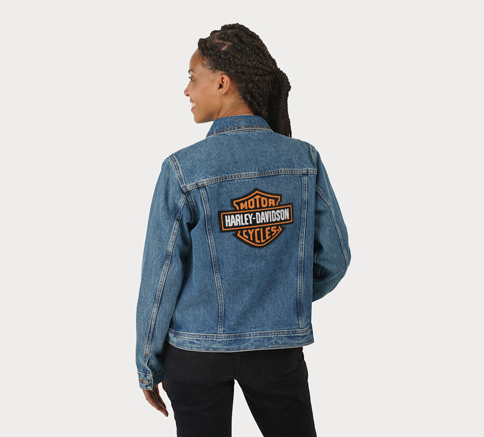 Women's Essential Bar & Shield Denim Jacket