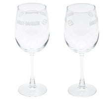 H-D Premier Wine Glass Set of 2